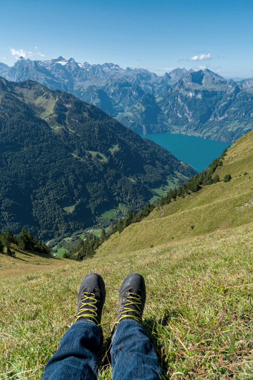 การเดินป่าใน Swiss Alps